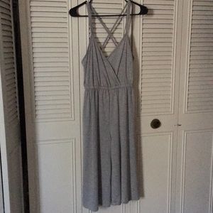 Strapp grey jumpsuit